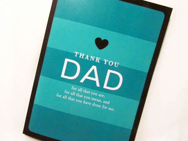 Happy Father's Day Card - Thank you Dad - For all that you are, for all that you have mean and for all you have done for me