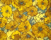 Set of 4 Vintage 1960's Floral Print Napkins