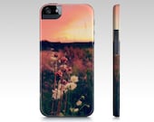 A Walk at Dusk Summer Sunset Flower Scenic Iphone 5, 4s, 4 Case