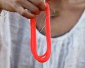 You Glo Girl: Vintage French Neon Orange Sequins 5mm / Day-Glo / Vintage Jewelry Supplies / Rare, Jewelry Making Craft Supplies