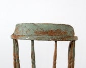 Primitive Wood Chair / Antique Captains Chair