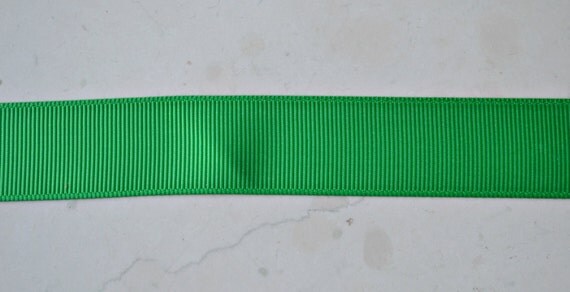 Solid Emerald Green 7/8 inch grosgrain ribbon- 3 yards Il_570xn