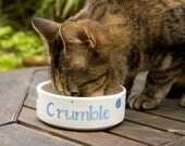 Personalised Pet Bowl Ceramic Cat Bowl Dog Bowl