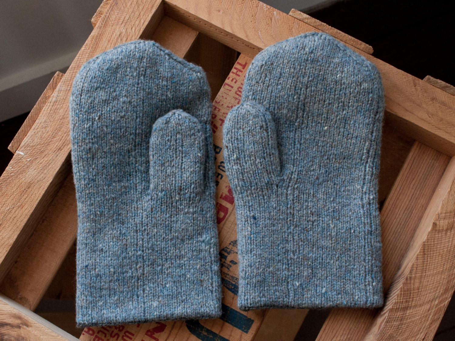 GEMINI REVERSIBLE MITTENS - Wash and Graphite