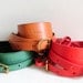Hand Stitched Brown Leather Camera Strap