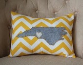 State Pillow - North Carolina, 16x12