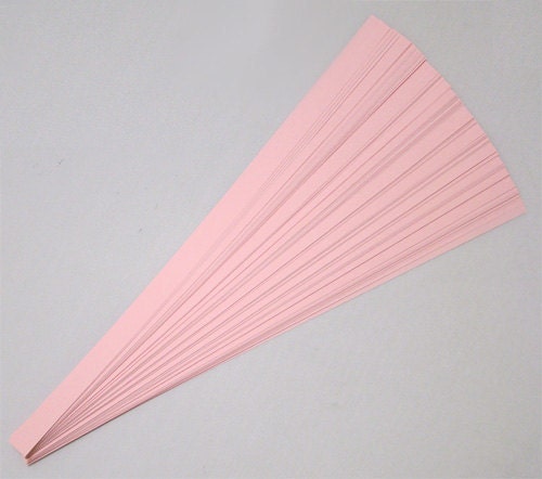 Lucky Stars Paper Strips (100): Light Pink