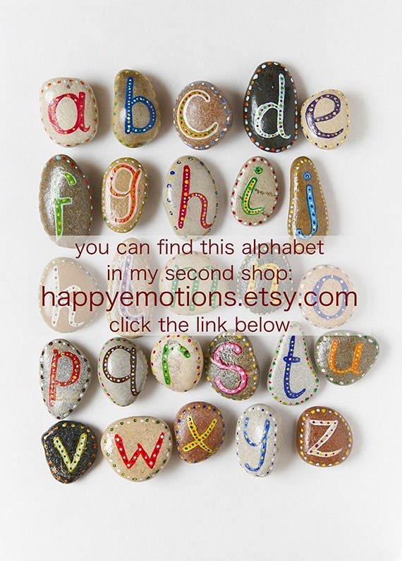 Alphabet - Sea Stones