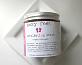 Sexy Feet Foot Scrub, Exfoliating Scrub, Pedicure, Peppermint Foot Polish 4oz