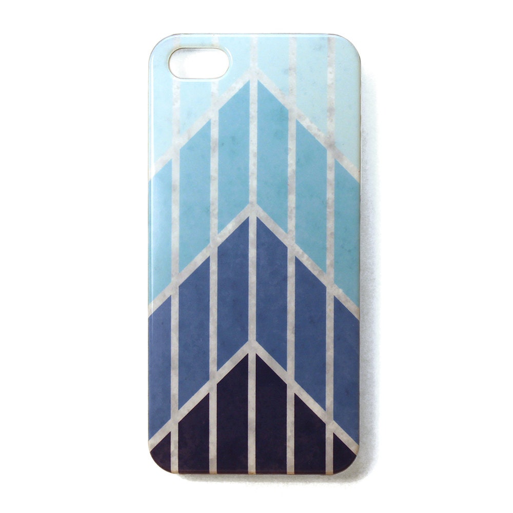 iPhone 5 Case - Block Coloured Chevron