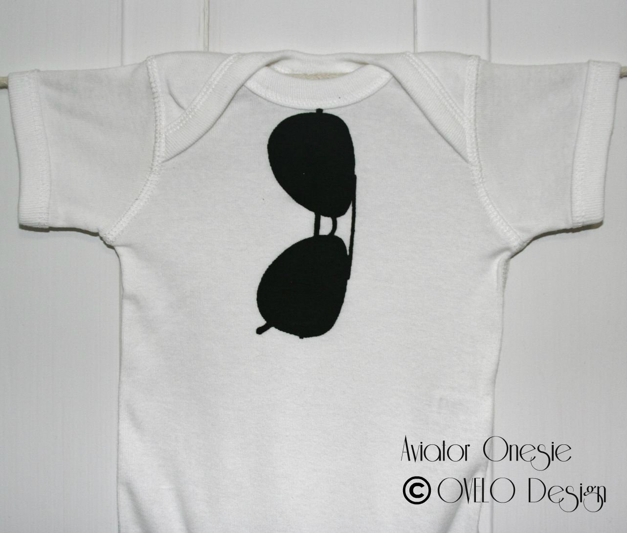 THE ORIGINAL Aviator Sunglasses Onesie Pick Your Color