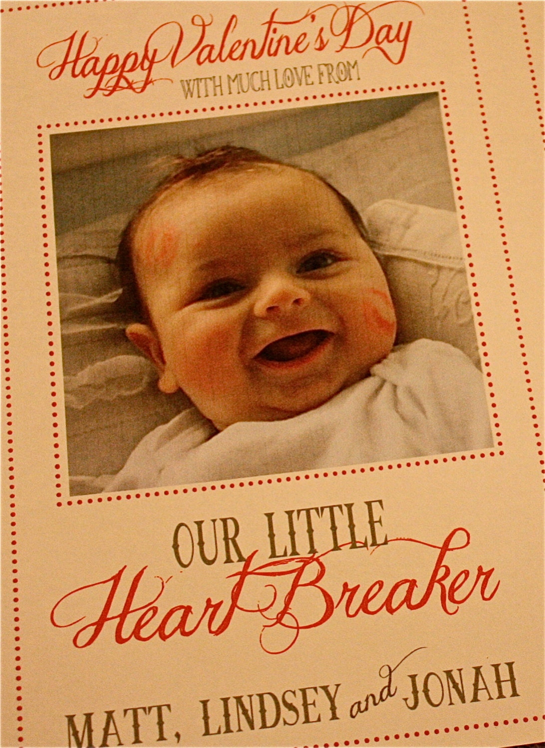 Custom Photo Valentine