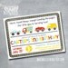 On the Go - Honk Honk, Beep Beep DIY Printable Birthday Party or Baby Shower Invitation