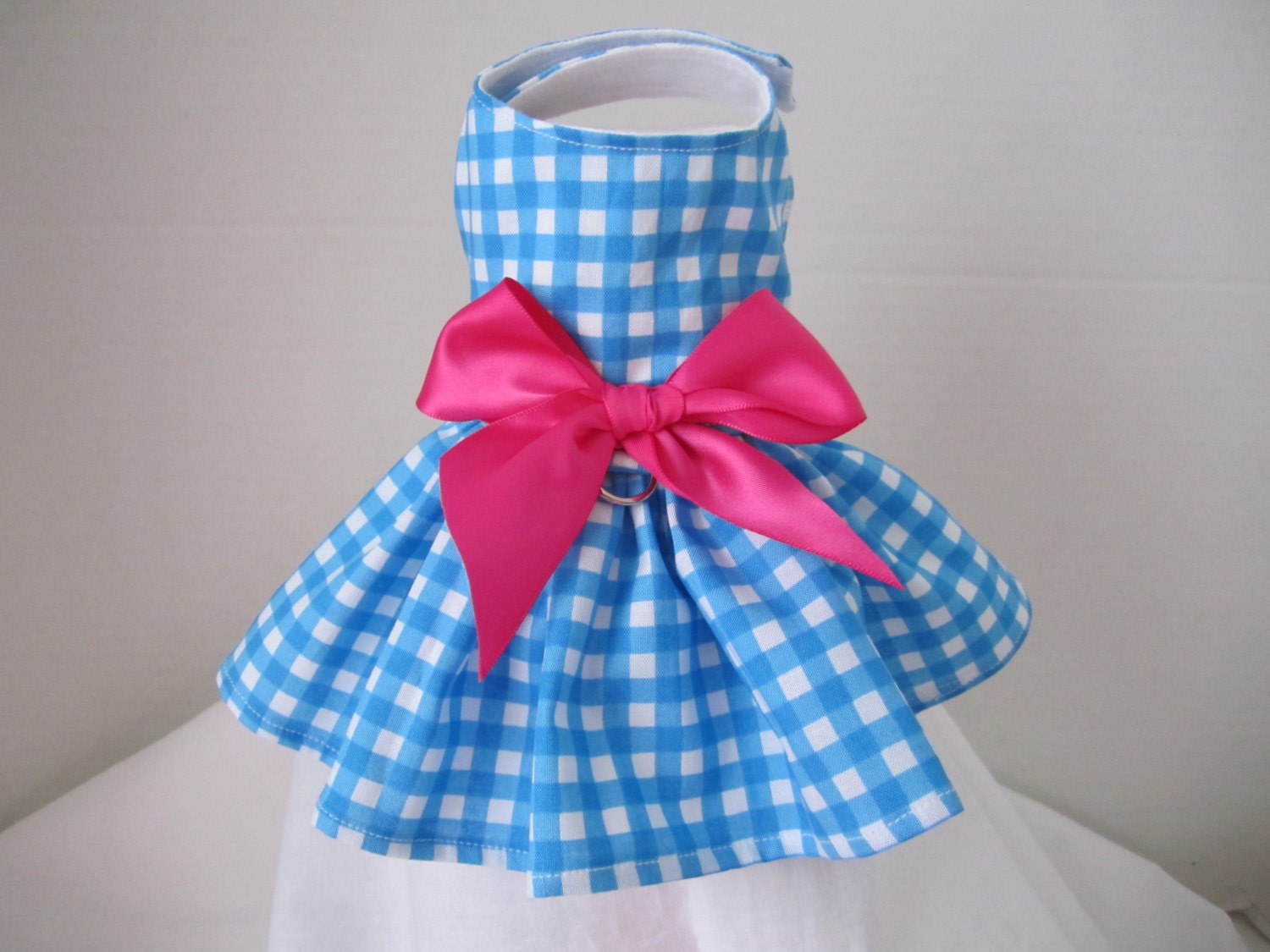 Dog Dress  Teacup  Blue and White    By Nina's Couture Closet  "Exclusive Line Tiny Stars "
