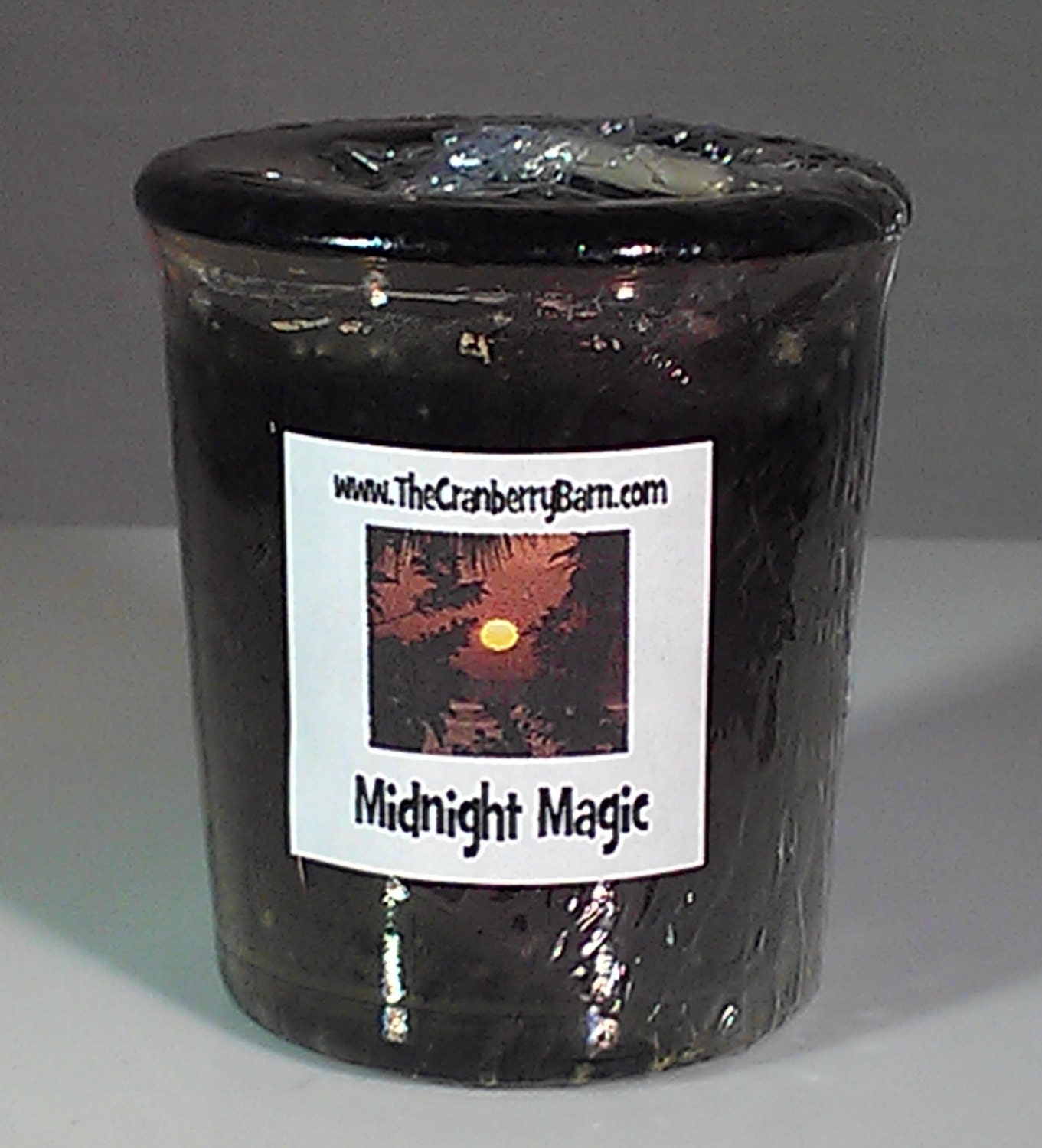 Midnight Magic Black Votive Candle - Set of 4 FREE SHIPPING (to US)