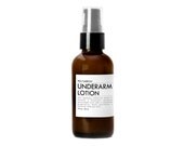 UNDERARM LOTION in amber glass apothecary pump bottle - 2 fl oz - organic - apothecary