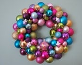 HAPPY BIRTHDAY Ornament Wreath Multi colored