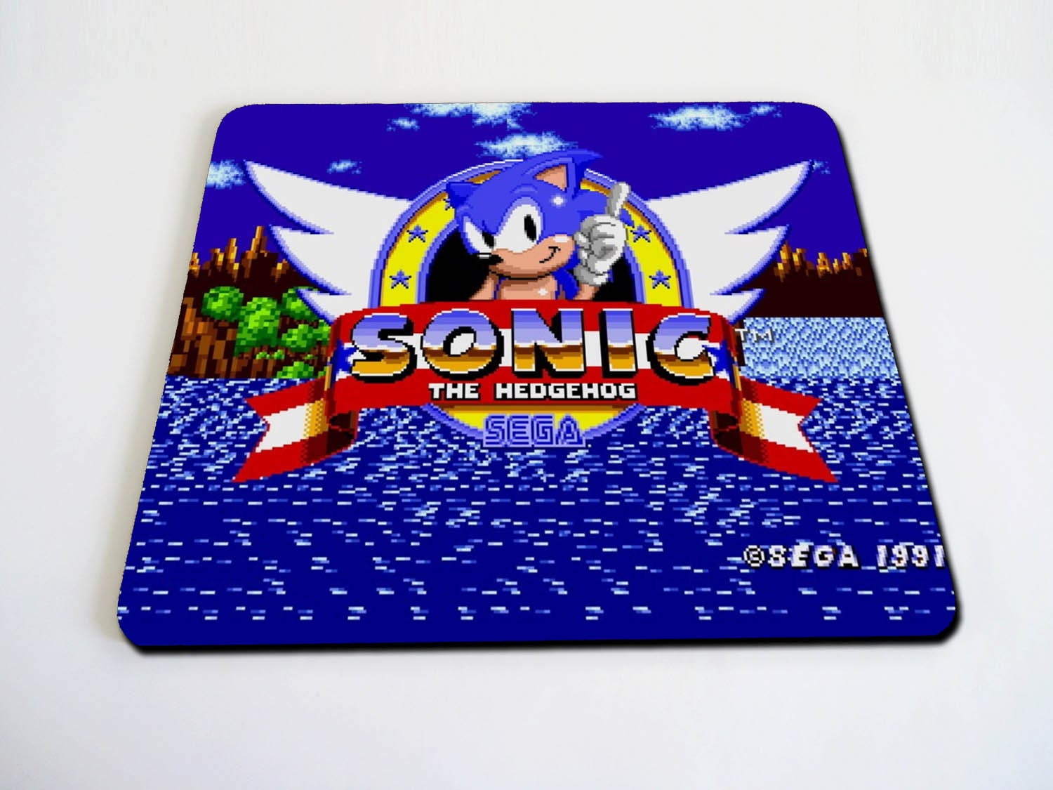 Sonic the hedgehog screen mouse pad