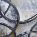 abstract art original ABSTRACT  PAINTING gold creme black wall art wall decor original from jolina anthony fast and free shipping