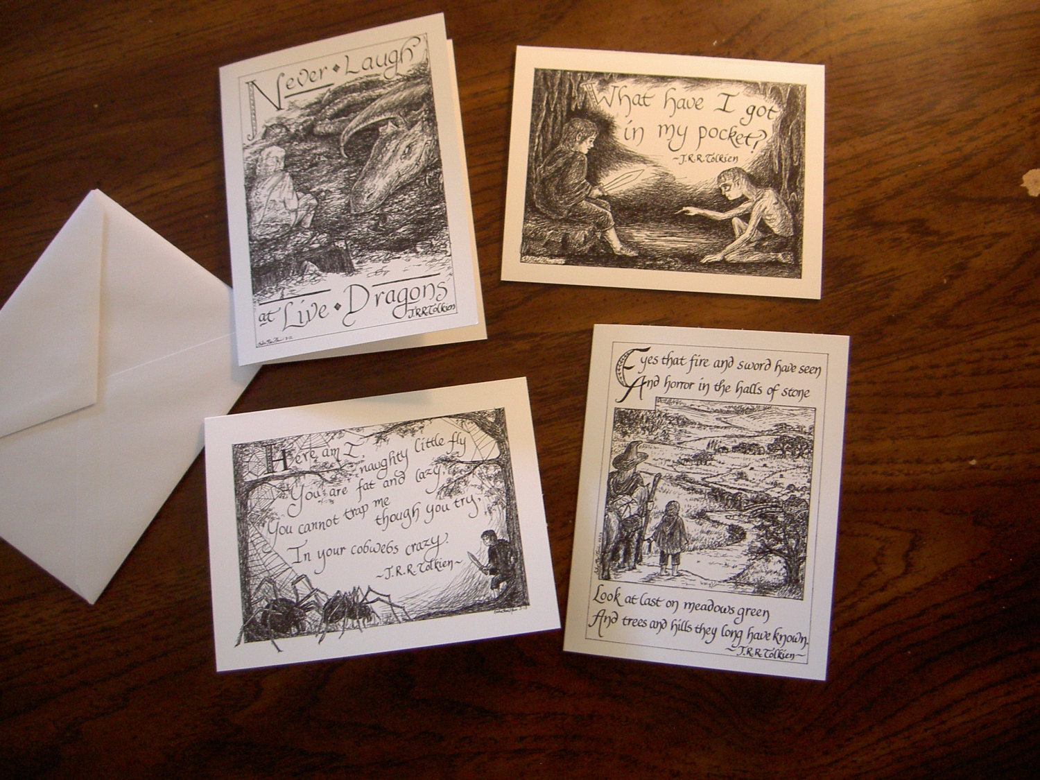The Hobbit assorted notecards, Set 2