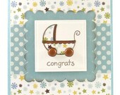 Congrats Baby Blue Card