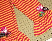 Flower Power Ruffle Capirs Choose your color Custom sizes 12m-6yrs