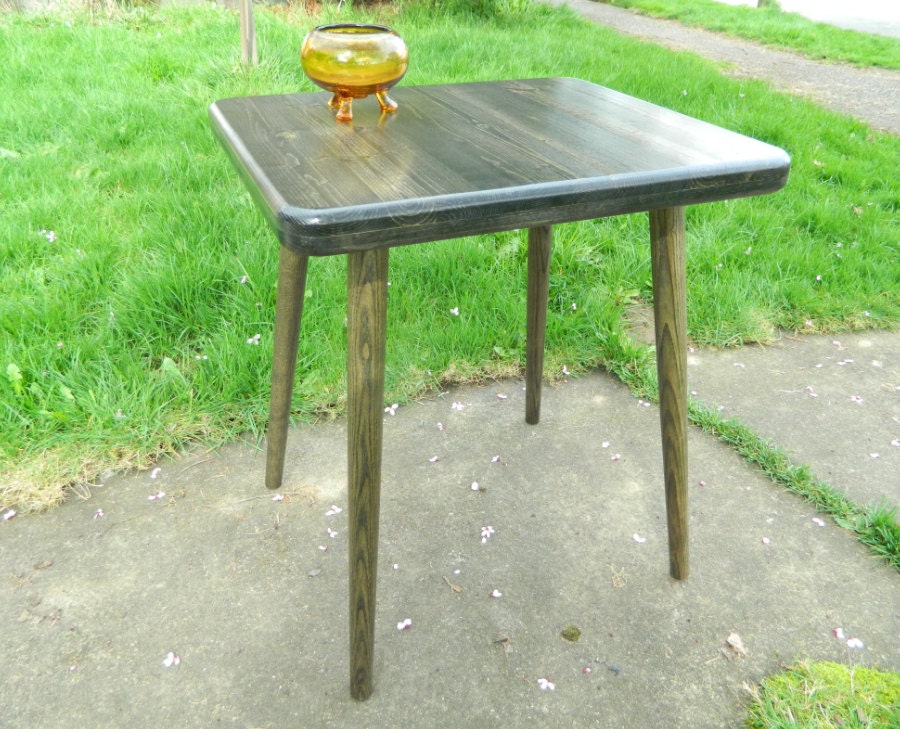 Mid Century Inspired Side Table / Accent Table / Plant Stand