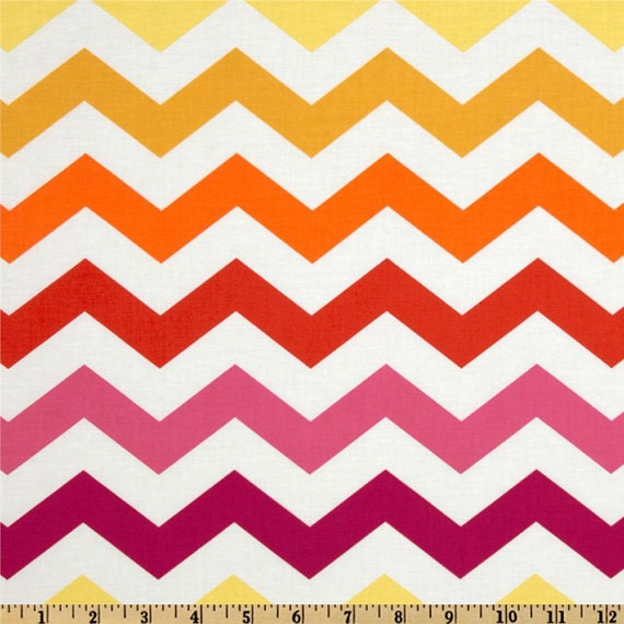 1 Yard Chic Chevron in Sun, Michael Miller, Quilting Cotton