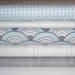 Half Yard Each, "Sky Blue" Custom Bundle, Tailored, Faux Bois, Quilting Cotton, 2.5 Yards Total