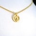 I Love Pi Necklace in Jewelers Brass
