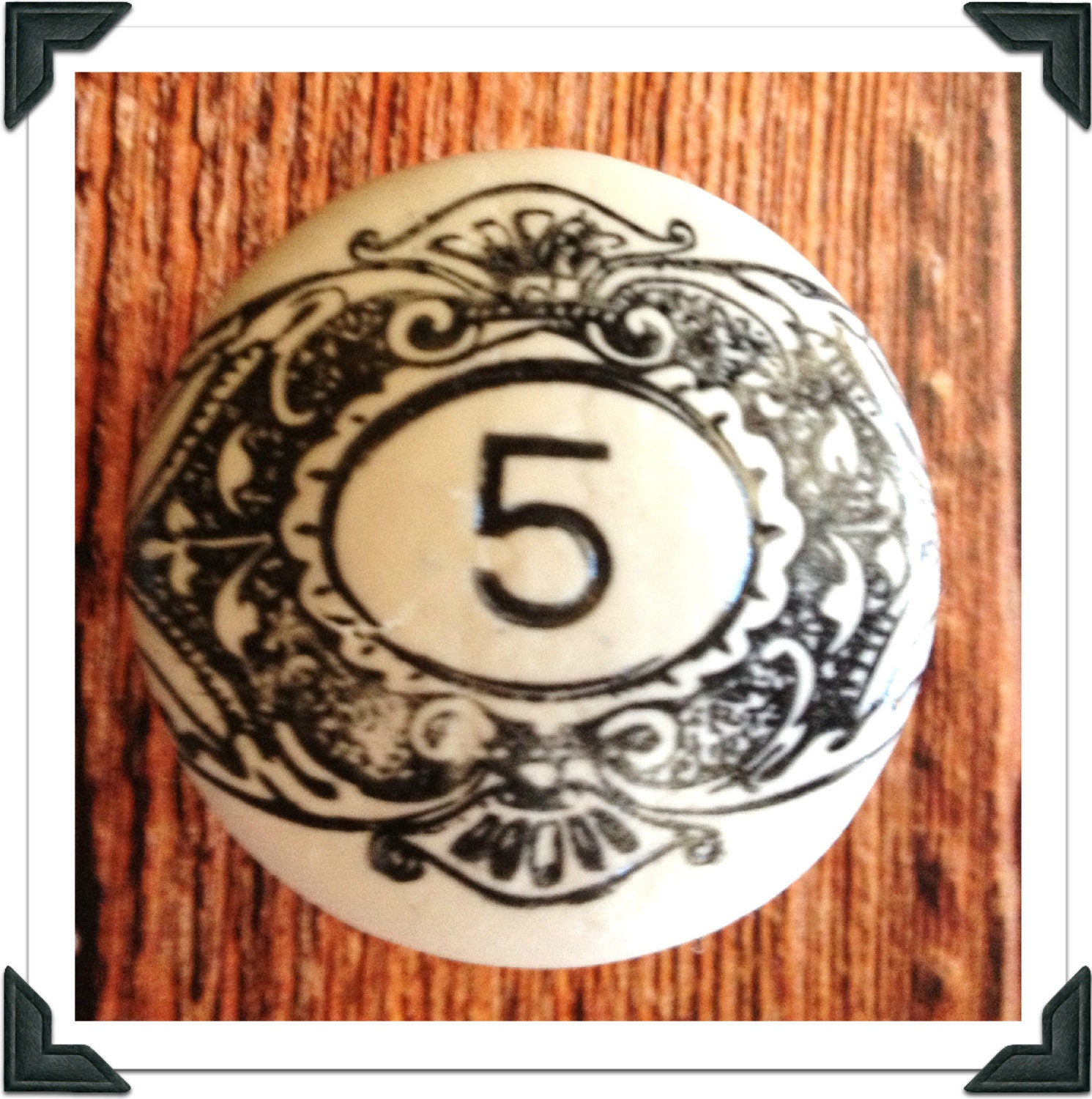 Engraved Numbered Knob