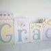 Baby Name Blocks . Nursery Name Blocks . Nursery Decor . Baby Letter Blocks . Wood Name Blocks . Bedding