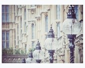 London photography, travel photography, England, neutral pastel wall decor, Westminster, 5x7 print - Lanterns of Wisdom