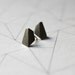 Silver stud earrings geometrics "Les géométriques" Nro 1