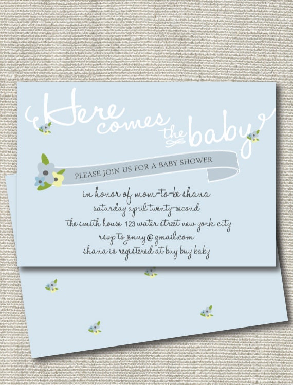 Printable Baby Shower Invite