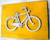Bicycle Art Wooden Bike Sign Large Bicycle Wall Art