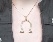 Alice Steampunk Omega Necklace in Bronze