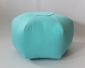 18" Pouf Ottoman Floor Pillow Solid