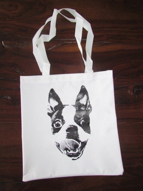 Boston Terrier Color Smile Tote Bag FREE SHIPPING