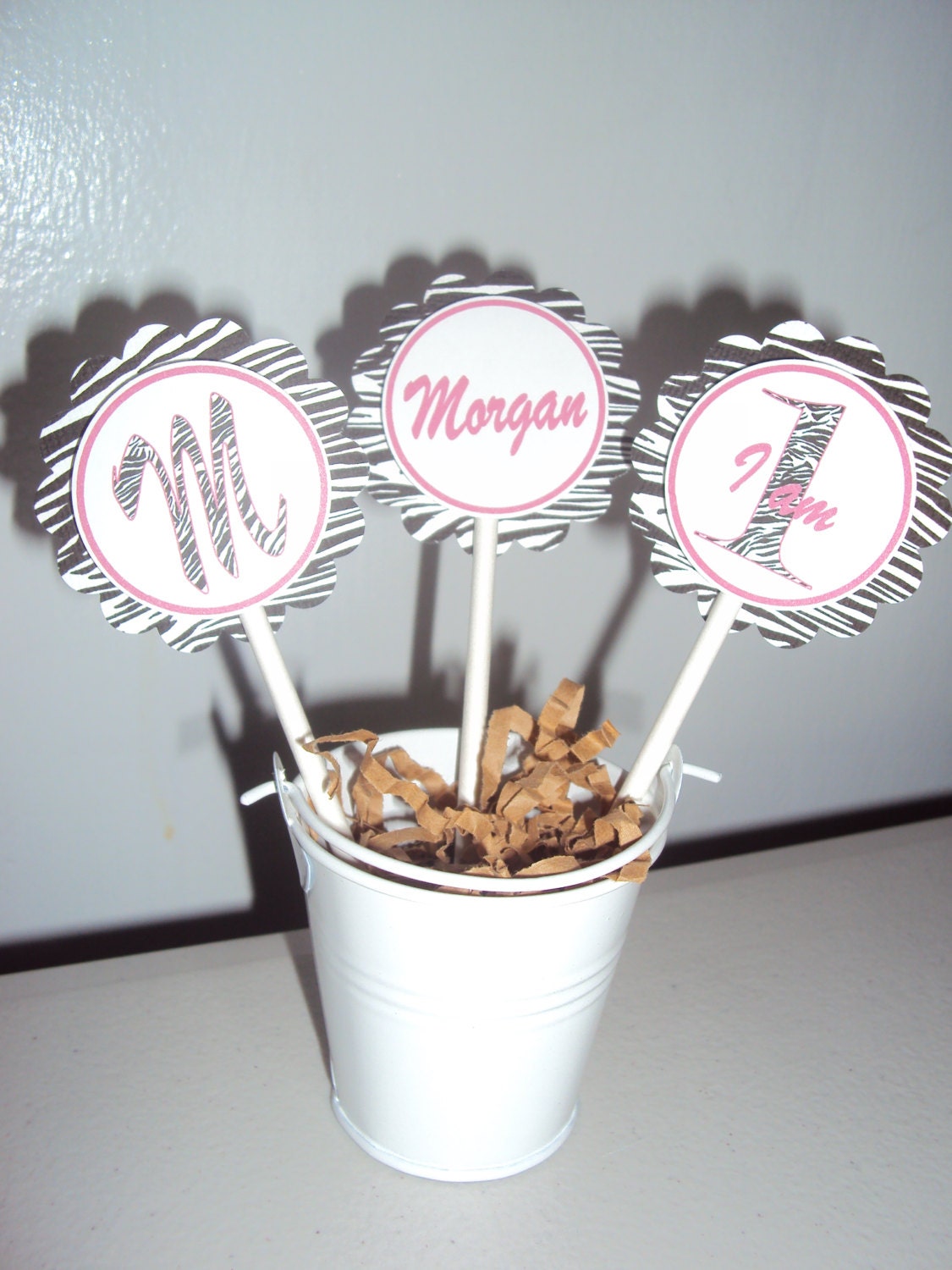 NEW - Zebra Cupcake Toppers - Cupcake Toppers - Zebra - Toppers - Zebra Birthday - Zebra Party