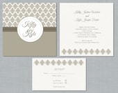 Printable Wedding Invitation Set - Bella