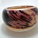 Vintage Bracelet / Bangle / Cuff Acrylic / Lucite Large Chunky Purple Abstract Retro Art Deco 1980s