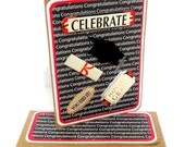 Graduation Congrats Card with Matching Embellished Envelope