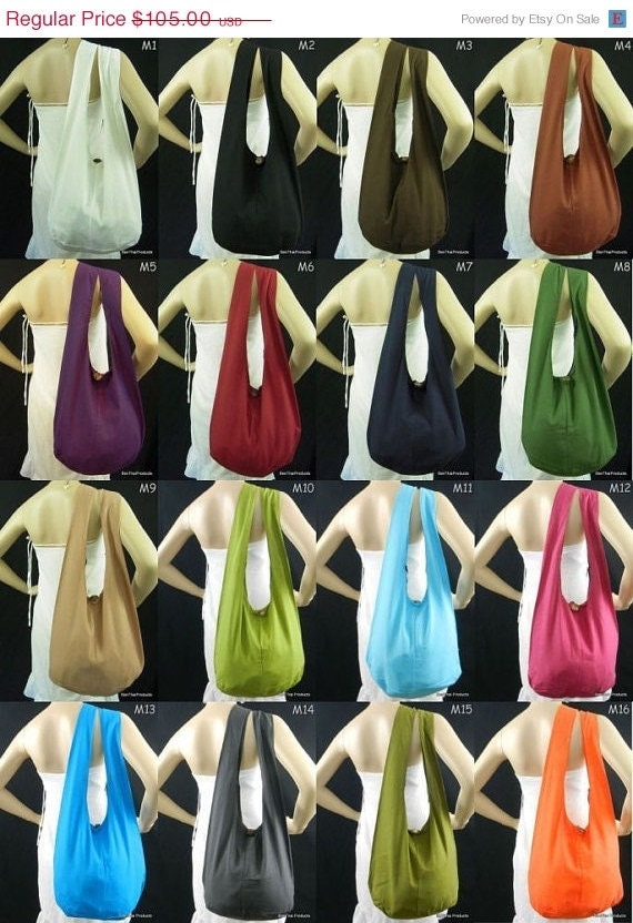 Buy wholesale handbags - ON SALE Wholesale Bulk  Sling Crossbody Bag Purse Hippie Hoho Lot of 25 Mixed Colors Medium