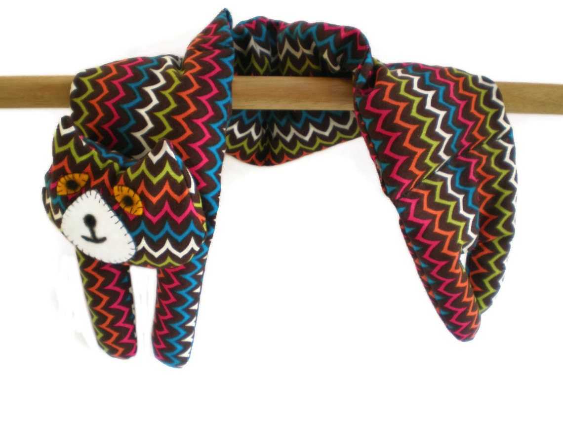 Flat Cat Rice Heat Cold Pack Microwavable for Neck Head Shoulders Brown Orange Blue Pink Green White ZigZag Stripe Cat