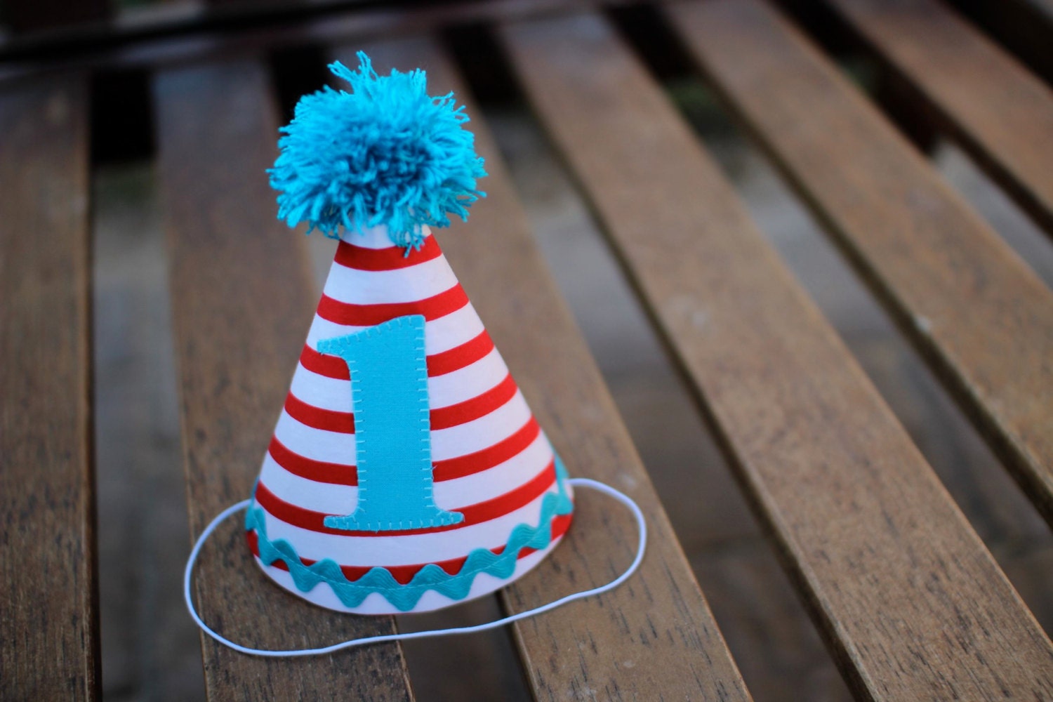 Birthday Hat First Birthday Cat in the Hat Inspired Party 1st Birthday Outfit Toddler Baby Boy or Girl Dr. Seuss Inspired