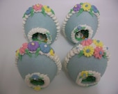 Sugar Easter Egg Blue Panoramic Fresh 2013 Edible Easter Egg