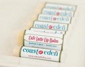 Lip Balm - Cafe Latte Coffee - Shea Butter Lip Balm All Natural - Handmade in Maine - eden  - Organic