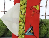Tissue Holder for Purse, Travel: Martini Glasses & Olives