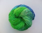 4 ply Donegal Tweed BFL Sock Wool. Tree Frog